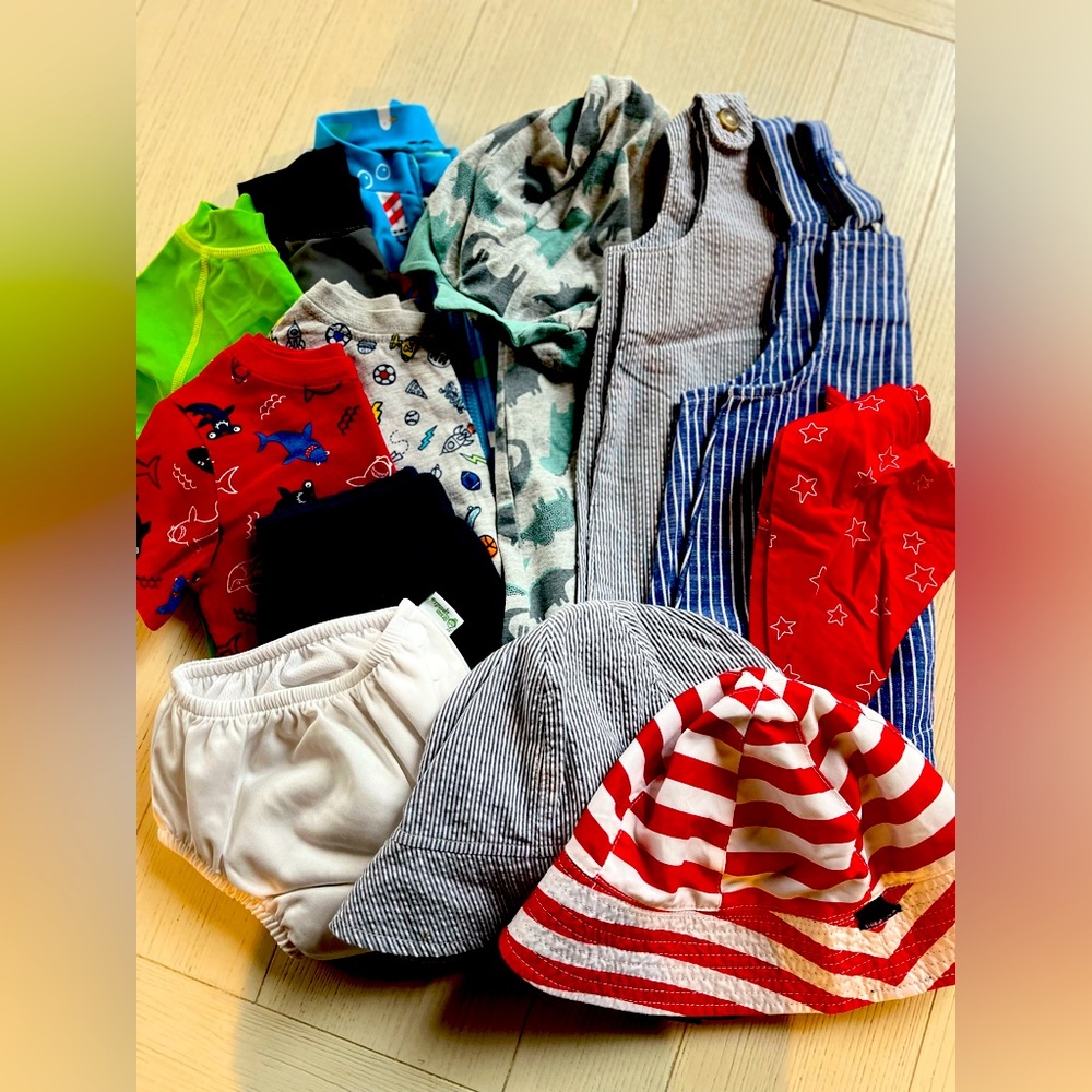 BABY SUMMER CLOTHES SIZES 6-9 Months & 12 Months